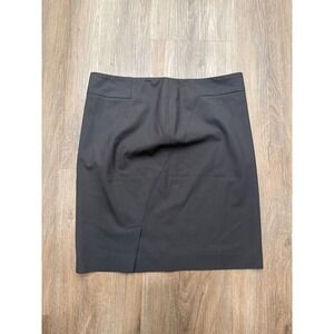 Theory Women's Size 8 Black Wool Blend Pencil‎ Skirt Classic Career